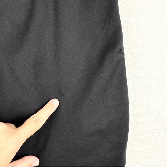 Helmut Lang Womens Black Sleeveless Side Cutout Layered Sheath Dress 0 Cocktail - Picture 13 of 16